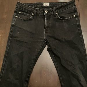 Naked and Famous Skinny Guy Black Jeans